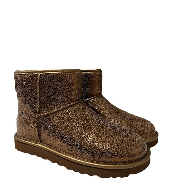 sold!NIB! UGG CLASSIC MINI METALLIC SPARKLE Size:7W - Picture 3 of 5